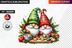 Christmas Clipart, gnome png,gnome clipart,gnome sublimation Product Image 1