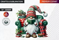 Christmas Gnome Clipart, Gnome png, christmas clipart,winter Product Image 1
