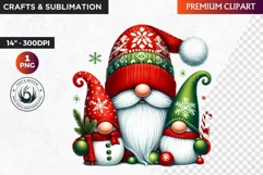 Christmas Clipart, gnome png,gnome clipart,gnome sublimation Product Image 1