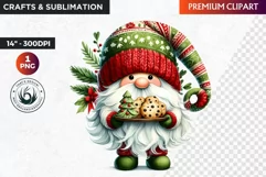 Christmas Clipart, gnome png,gnome clipart,gnome sublimation Product Image 1