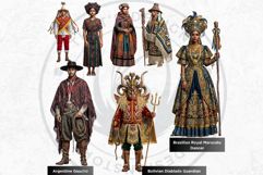 Historical figures clipart set, rulers, scholars, inventors Product Image 15