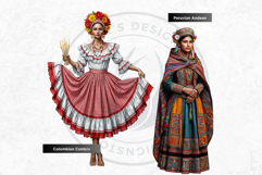 Historical figures clipart set, rulers, scholars, inventors Product Image 16