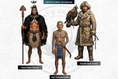 Historical figures clipart set, rulers, scholars, inventors Product Image 4