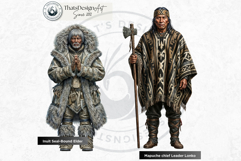 Historical figures clipart set, rulers, scholars, inventors Product Image 7