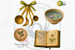 Witchy Nature Cliparts witchcraft Apothecary PNG Product Image 10