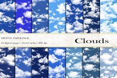 Clouds Digital Papers Product Image 1