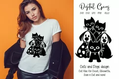 Cats and Dogs design! SVG / PNG / DXF / EPS files Product Image 1