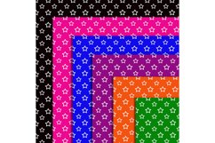 Color Stars, Digital Scrapbook Paper, Stars Patterned, SALE Product Image 2