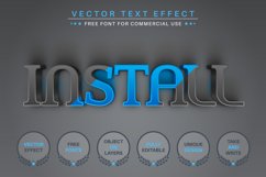Double Install - Editable Text Effect, Font Style Product Image 1