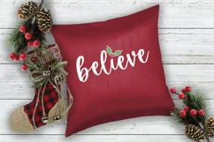 Believe Christmas SVG - PNG, DXF, SVG, EPS, Cut File Product Image 3