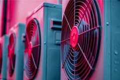 Industrial air conditioner fans cooling system working on bu Product Image 1