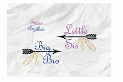 Big Sister SVG, Wild Brother SVG, Big Brother Svg,Little Sis Product Image 1