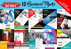 10 Multi Use Business Flyers Bundle Product Image 1