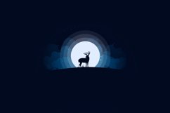 Moonlight vector Illustration. Product Image 1