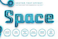 Space - Editable Text Effect, Font Style Product Image 2