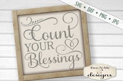 Count Your Blessings SVG DXF Cut File Product Image 1