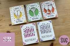 Birthday card insert bundle | Paper cutting | Cricut Joy svg Product Image 2