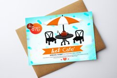 Hot Cafe Shop Card Template Product Image 1