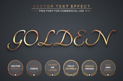 Golden - Editable Text Effect, Font Style Product Image 2