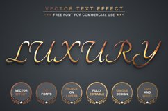 Golden - Editable Text Effect, Font Style Product Image 3