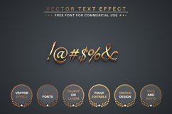 Golden - Editable Text Effect, Font Style Product Image 6