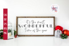 It&#039;s the Most Wonderful Time Of The Year SVG, Christmas SVG Product Image 3