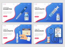 Vaccination Concepts with Syringe and Vial Icon Product Image 6