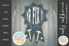 Mr Fix It Father&#039;s Day Award SVG Cut File Product Image 1