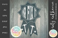 Mr Fix It Father's Day Award SVG Cut File Product Image 1