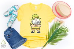 Layered gnome with cocktail svg Summer gnomes svg Beach svg Product Image 5