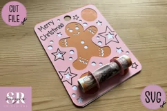 Gingerbread man Money card | Paper cutting | Money card Product Image 5