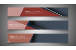 Set banner background for your design. vector graphic design Product Image 1