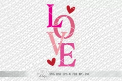 LOVE svg | Valentine's Day SVG | Modern Farmhouse Sign | dxf Product Image 2