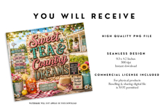 Sweet Tea Country Dreams Tumbler Wrap Product Image 2