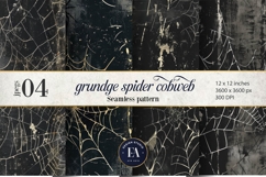 Spooky Grunge Cobweb Digital Papers |Spooky Digital Paper Product Image 1