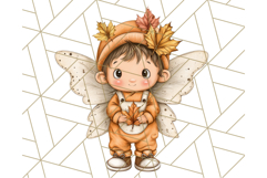 Fall Fairy Clipart PNG, Autumn Fairy People With Wings Product Image 5