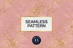 Pink Gold Shimmer Digital Paper, Glitter Texture Product Image 3