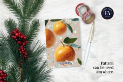 Glitter Orange Pattern | Sparkly Citrus Texture Product Image 4