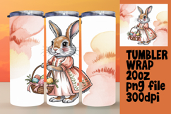 ELEGANT 20oz Tumbler Graphic for Gifts , Easter Bunny Product Image 1