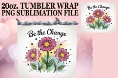 Sweet Memories 20oz tumbler wrap, Flowers Quote Product Image 1