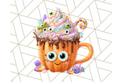 Haunted Sweet Shoppe PNG Clipart, Pastel Halloween Bakery Product Image 5