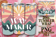 RADIANT ADVENTURE 20oz TUMBLER WRAP, Christian Product Image 1