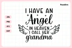 Heartfelt Memorial Quote SVG | I Call Her Grandma Product Image 3