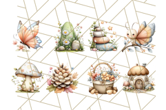 Dreamy Nature Clipart PNG, Whimsical Forest Elements Product Image 5