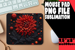 Timeless Mouse Pad Designs for Kids, 3D Flower Product Image 1
