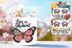 Magical 15oz Mug Wrap Png Artwork , Butterfly Product Image 1