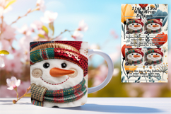 Artful 11oz Mug Wrap Png Template , Holiday Pets Product Image 1