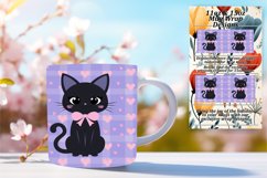 Artistic Watercolor Kitten Mug Art PNG Product Image 1