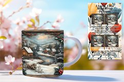 Cute 15oz Mug Wrap Png Artwork , Christmas Product Image 1