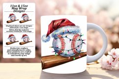 Colorful 11oz Mug Wrap Png Template , Holiday Product Image 1